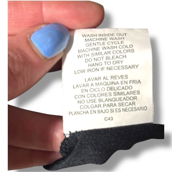 Luxology Black and White Vertical Geometric Pattern Shoulder Cutout Mini Dress - Picture 9 of 16